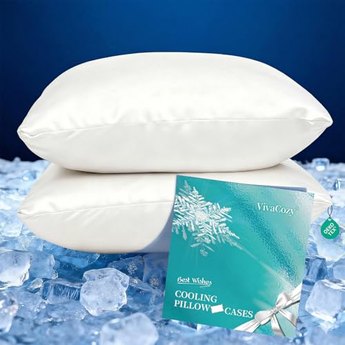 NexChill Cooling Pillow Cases for Hot Sleepers, Cool - Image 2