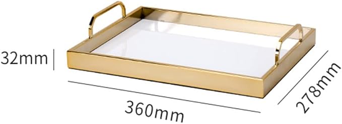 Household Nordic Minimalist Creative Tea Tray Bathroom Model Room Handmade Decoration Desktop