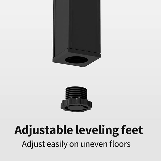 Tall Plant Stand Indoor, Modern Black Aluminum Alloy Plant Shelf, Corner Flower Pot Holder Organizer for Living Room, Balcony, Patio, Garden (L11.8 x W11.8 x H31.5 inch)