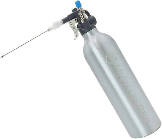 MichaelPro MP019001 21oz Heavy Duty Aluminum Fluid Spray Can — Max 140psi Working Pressure — High Pressure Refillable Air Sprayer