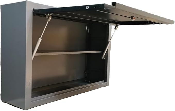 JZD Wall Mounted Cabinet with Removable Shelf,Double Layer Hanging Cabinet,Storage Organizer for Bathroom,Kitchen,Garage