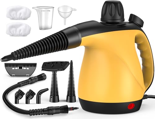 Handheld Pressurized Steam Cleaner for Home with 11Pcs Accessories, Heating & Chemical-Free Steamer for Cleaning, Multi-Surface Steam Cleaner for Car|Furniture|Floor|Tile|Grout|Mor - Image 2