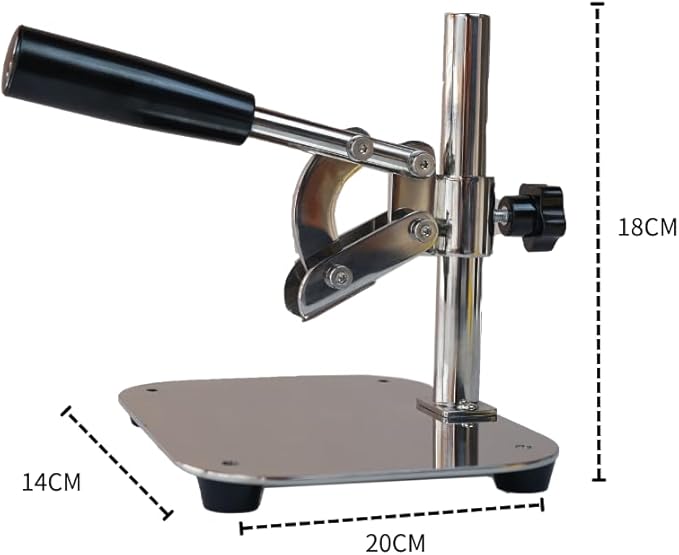Manual Short Base Tabletop Perfume Bottle Cap Sealer for Small Diameter Caps, Easy-to-Use Perfume Sample Sprayer Sealing Tool