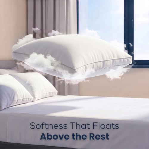 Utopia Bedding Gusset Bed Pillow, Hotel Pillows Queen Size - Image 7