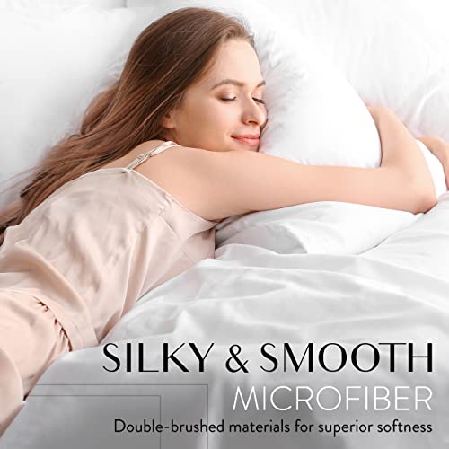 Danjor Linens Bed Sheet Set Queen Size for Hot Sleepers, Hotel - Image 5