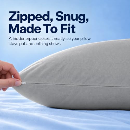 Cooling Pillow Cases Standard Size | Set of 2 for Hot Sleepers - Image 7