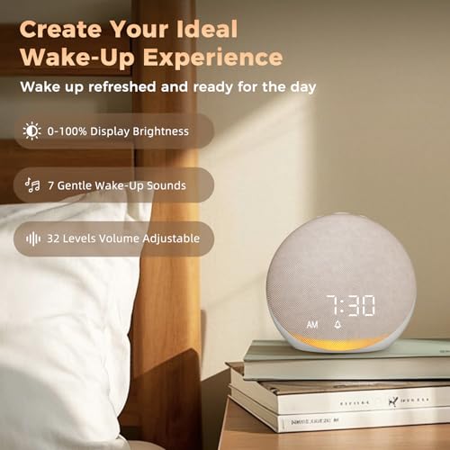 Sound Machine Alarm Clock with 25 Natural Sleep Sounds - Image 5