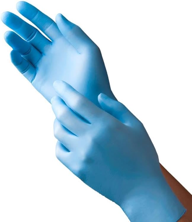 XS - 2XL Nitrile Glove, Examination, Fingertip-Textured, Powder-Free, Blue