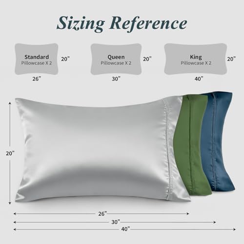 Standard Pillow Cases, Bamboo Viscose, Cooling Pillowcases - Image 3