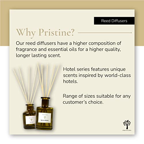 PRISTINE Lily & Jasmine Reed Diffusers for Home & Bathroom | Refreshing Lily of Valley & Jasmine Room Fragrance Reed Diffuser, Oil & Room Diffusers with Reeds Stick Set | Home Frag - Image 7