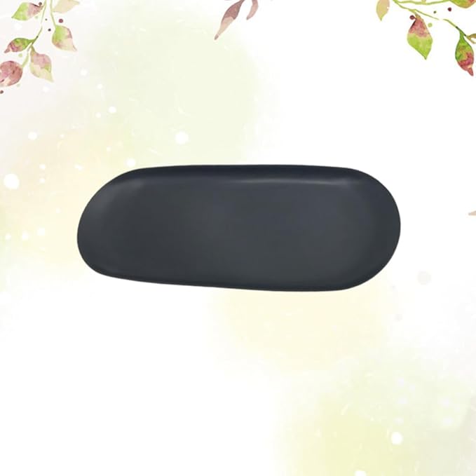 Luxshiny Nordic Style Black Storage Tray for Jewelry Tools Home Organization Minimalist Design Material Versatile Use for Fruits Accessories