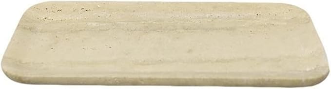 Modern Marble Tray Set - Minimalist Home Decor for entryway, Hotel, Showroom - Geometric Marble Storage Bowl for Essentials and Decorations(Beige25)