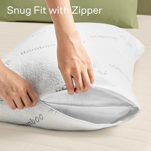 Cloud-Like Pillow Protectors with Zipper Standard Size - Image 6