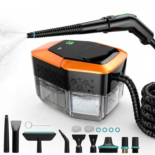 Steam Cleaner for Home & Car – Handheld Steamer for Cleaning with 2500W High Temperature, 3 Modes, 12 Accessories & 1.8L Large Tank, Portable Steam Cleaner for Couch, Grease, Kitch - Image 2