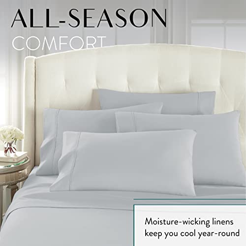 Danjor Linens Bed Sheet Set Queen Size for Hot Sleepers, Hotel - Image 7