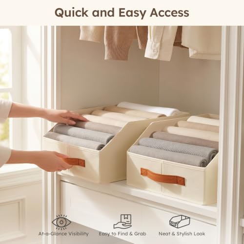 6-Pack Trapezoid Fabric Storage Bins - Image 5