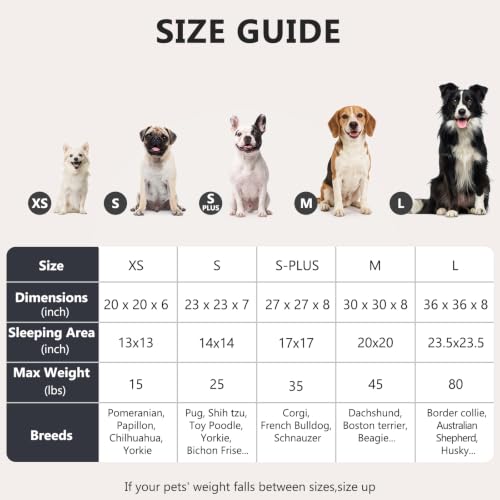 MIXJOY Orthopedic Dog Bed Comfortable Donut Cuddler Round Pet Beds Ultra Soft Washable Dog and Cat Cushion Bed (30'', Grey)