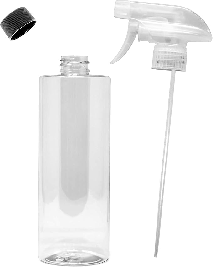 VViViD Barricade Premium Clear PPF (12" x 96") + Soft Silicone Rubber Squeegee + 3 (16oz) Empty Plastic Spray Bottles Bundle - M0