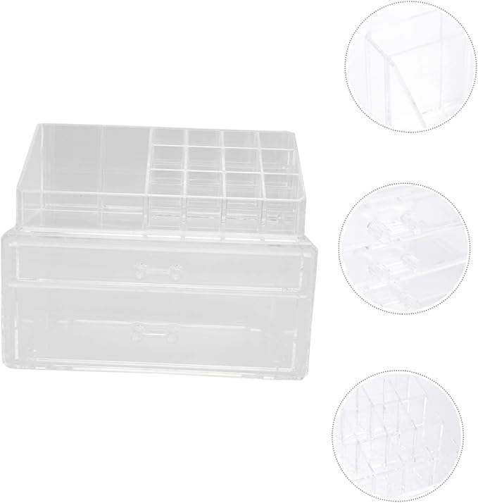 Jewelry Container Makeup Storage Box Acrylic Stackable Home Supplies Makeup Organizers