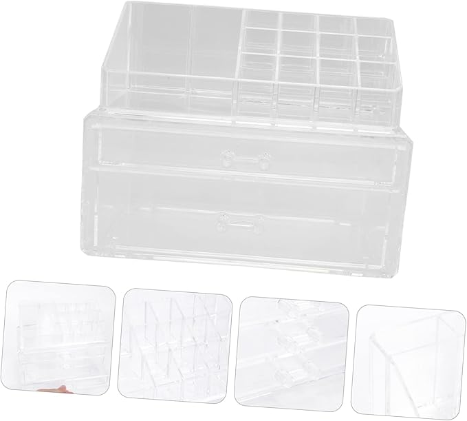 Jewelry Container Makeup Storage Box Acrylic Stackable Home Supplies Makeup Organizers