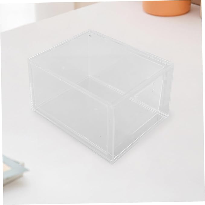 Uonlytech 3Pcs Stackable Makeup Organizer Transparent Storage Box for Vanity and Drawer Style Design Space Saving for Bathroom and Home Use