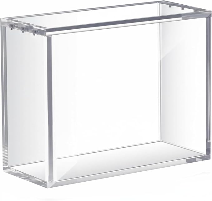 Acrylic Magnetic Display Case for English One Piece(Compatible with: OP-4, OP-5, OP-6, OP-7.8.9.10.11.12.13.14; EB-01.02.03.04) with Magnetic Top, Stackable, Protector Acrylic Storage Container
