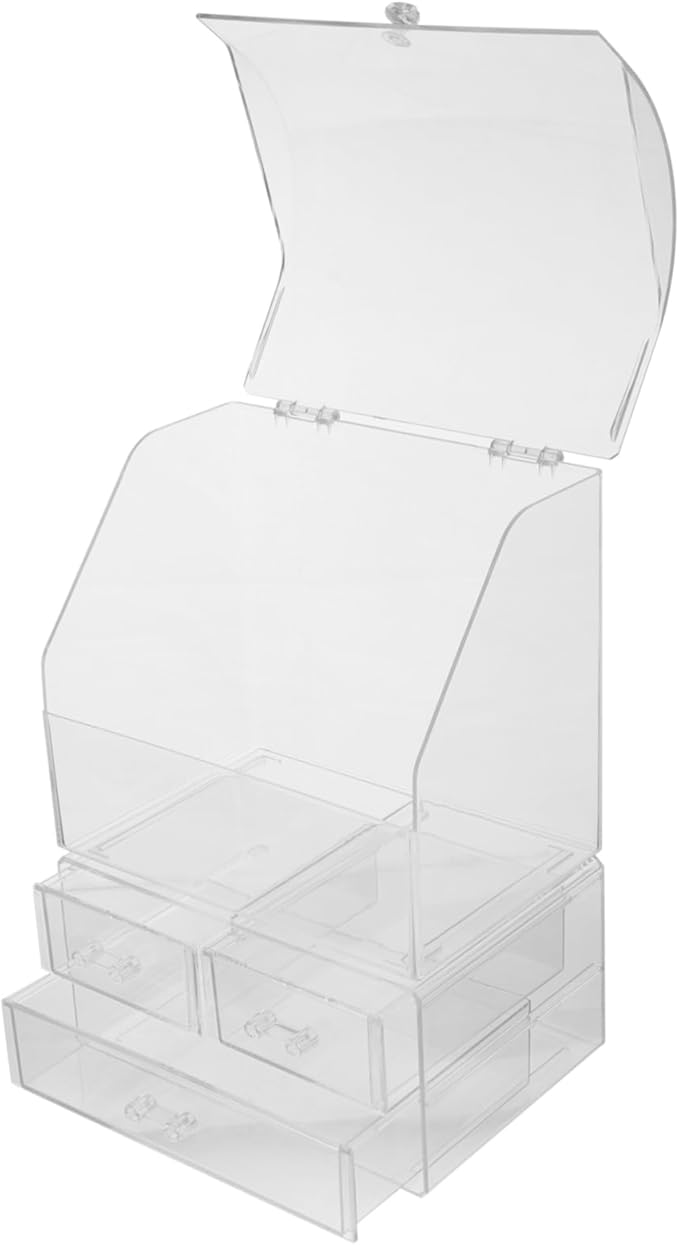 Baluue Material Makeup Storage Case Dividers Decorative Organizer Simple Stylish