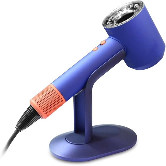 Desktop Holder Mount for Dyson HD08 HD15 HD16 Hair Dryer for HT01 Straightener Aluminum Alloy Bracket Stand (1pcs,Blue)