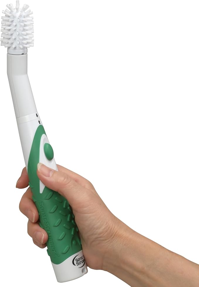 Sonic Scrubber – Shoe Cleaning Power Brush | Dual Heads for Inside & Out | Deep-Clean Tool for Sneakers, Boots & More | 2 Brush Heads Included
