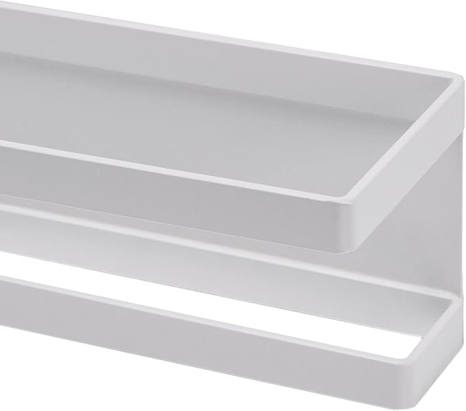 Household Essentials Metal Magnetic Paper Towel Holder, White