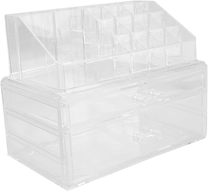 Jewelry Container Makeup Storage Box Acrylic Stackable Home Supplies Makeup Organizers