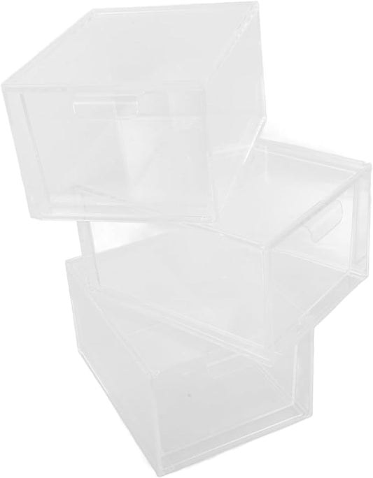 3pcs Stackable Makeup Organizer Drawer Design Storage Bin for Vanity and Desk Spacious Cosmetic Holder for Bathroom and Home Use