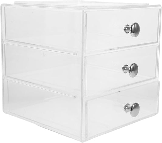 Three-layer Storage Box Drawers Multi-functional Desktop Organizer Desk Organizers and Storage Drawers