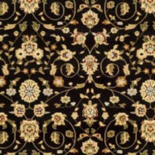 SAFAVIEH Lyndhurst Collection Area Rug - 9' x 12', Black & Ivory, Traditional Oriental Design, Non-Shedding & Easy Care, Ideal for High Traffic Areas in Living Room, Bedroom (LNH316B)
