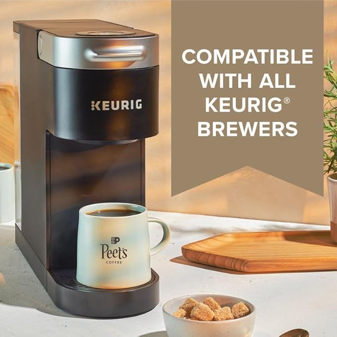 Peet's Coffee, USDA Organic Dark Roast Keurig K-Cup Pods - Alma de la Tierra 10 Count (1 Box of 10 Pods)
