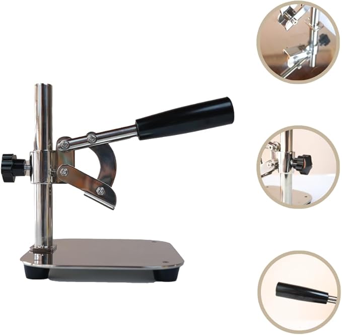 Manual Short Base Tabletop Perfume Bottle Cap Sealer for Small Diameter Caps, Easy-to-Use Perfume Sample Sprayer Sealing Tool
