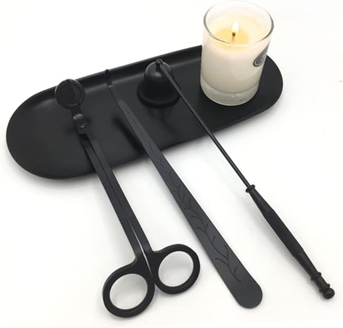 Ciieeo Aromatherapy Tools Tray Minimalist Black Jewelry Storage Plate for Desktop Nordic Style Organizer for Necklaces Rings and Earrings for Home and Bedroom Decor