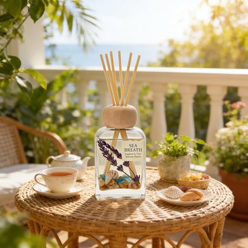 Sea Salt Reed Diffuser for Home, 3.38 fl oz - Image 4