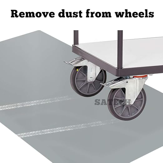 SATECH Sticky/Tacky/Adhesive Mat 24" x 36" Grey (Case of 4 Mats,30 Sheets Each) for Cleanroom Laboratory Hospital Construction Pets