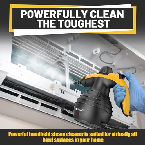 Pressurized Handheld Steam Cleaner with 10pcs Accessories & Safety Lock, Multi-Purpose & Powerful Home Use Steamer for Cleaning, Car, Bathroom, Shower, Upholstery, Grout, Window - Image 6