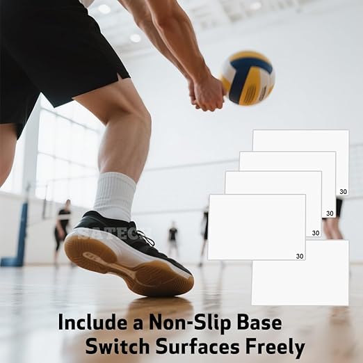 SATECH Sticky/Tacky/Adhesive Mat 13" x 17" with Non-Slip Base for Basketball Shoes Cleanroom Pets Garage White(Case of 4 Mats,30 Sheets Each)