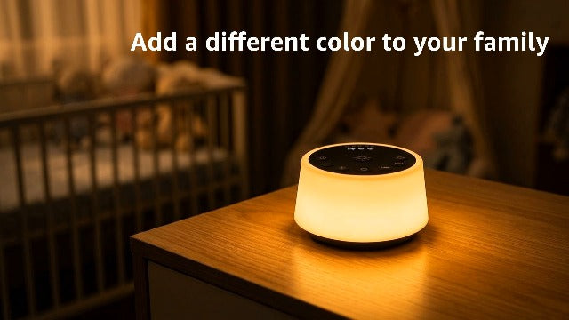 25-Sound White Noise Machine with 10-Color Night Light - Image 8