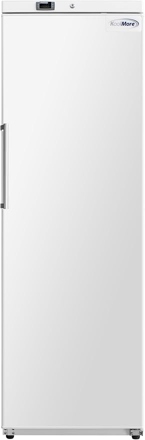 KoolMore KM-RIF-1D12C-WH 23 in. Commercial Auto-Defrost Reach-in Freezer, 12 Cu. ft. and ETL Listed in White