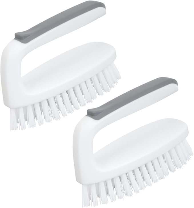 Scrub Brush 3 Pack for Kitchen, Kitchen Cleaning Brush for Pot Pan and Stove