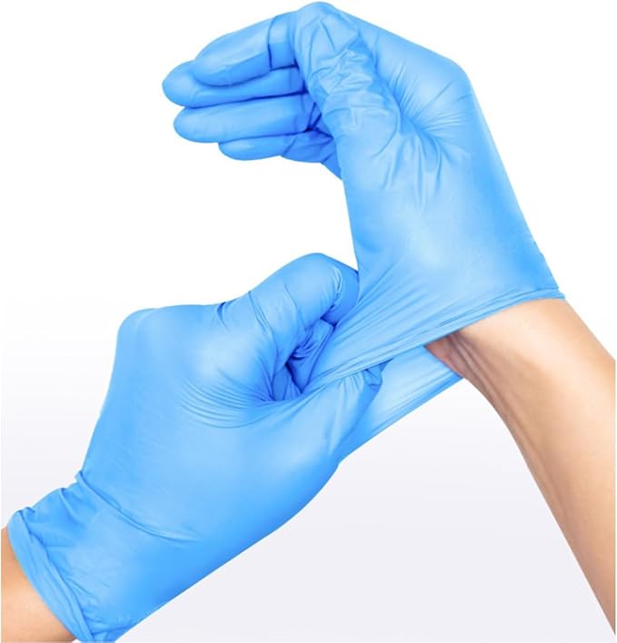 ZMDREAM Nitrile Gloves 4-mil Thick 200 & 2000 Counts Latex-Free, Powder-Free, Textured Grip 4 Sizes for Exam, Food Service