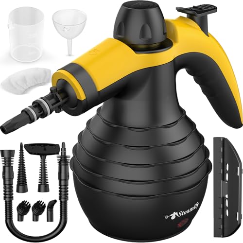 Pressurized Handheld Steam Cleaner with 10pcs Accessories & Safety Lock, Multi-Purpose & Powerful Home Use Steamer for Cleaning, Car, Bathroom, Shower, Upholstery, Grout, Window - Image 2