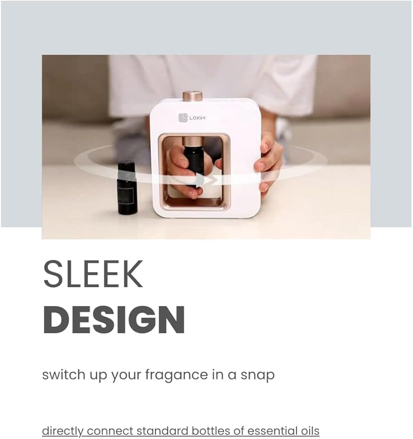 Aromatherapy Diffuser - Professional Grade Diffusers for Essential Oils, Nebulizing Technology, Full Spectrum Oil Adaptability, No Water, No Heat, Super Quiet, Portable, Battery Powered