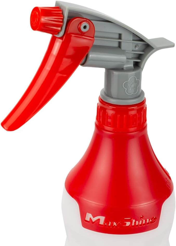 Maxshine Heavy Duty Spray Bottle – 25oz Chemical-Resistant Detailing Sprayer with Adjustable Nozzle & Ergonomic Trigger for Car Cleaning, Garage, Home (4-Color Set)