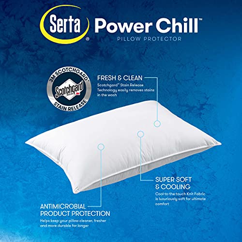 Serta Power Chill Cooling Pillow Protectors | Comfort & Relaxation - Image 5