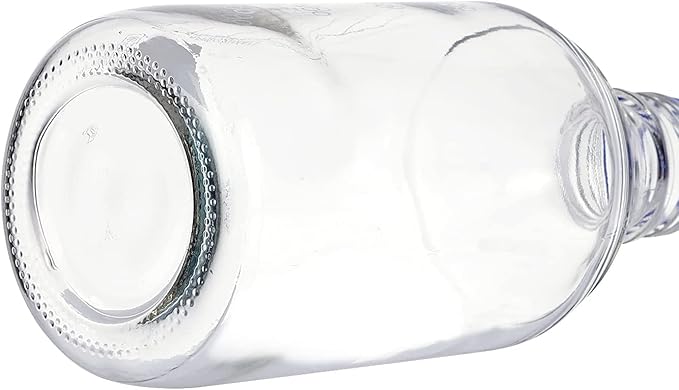 Lab Media Storage Round Bottles Graduated Glass Container GL45 Screw Cap Leakproof Multi-Purpose for Scientific — pack of 4 (Blue,1000ml)
